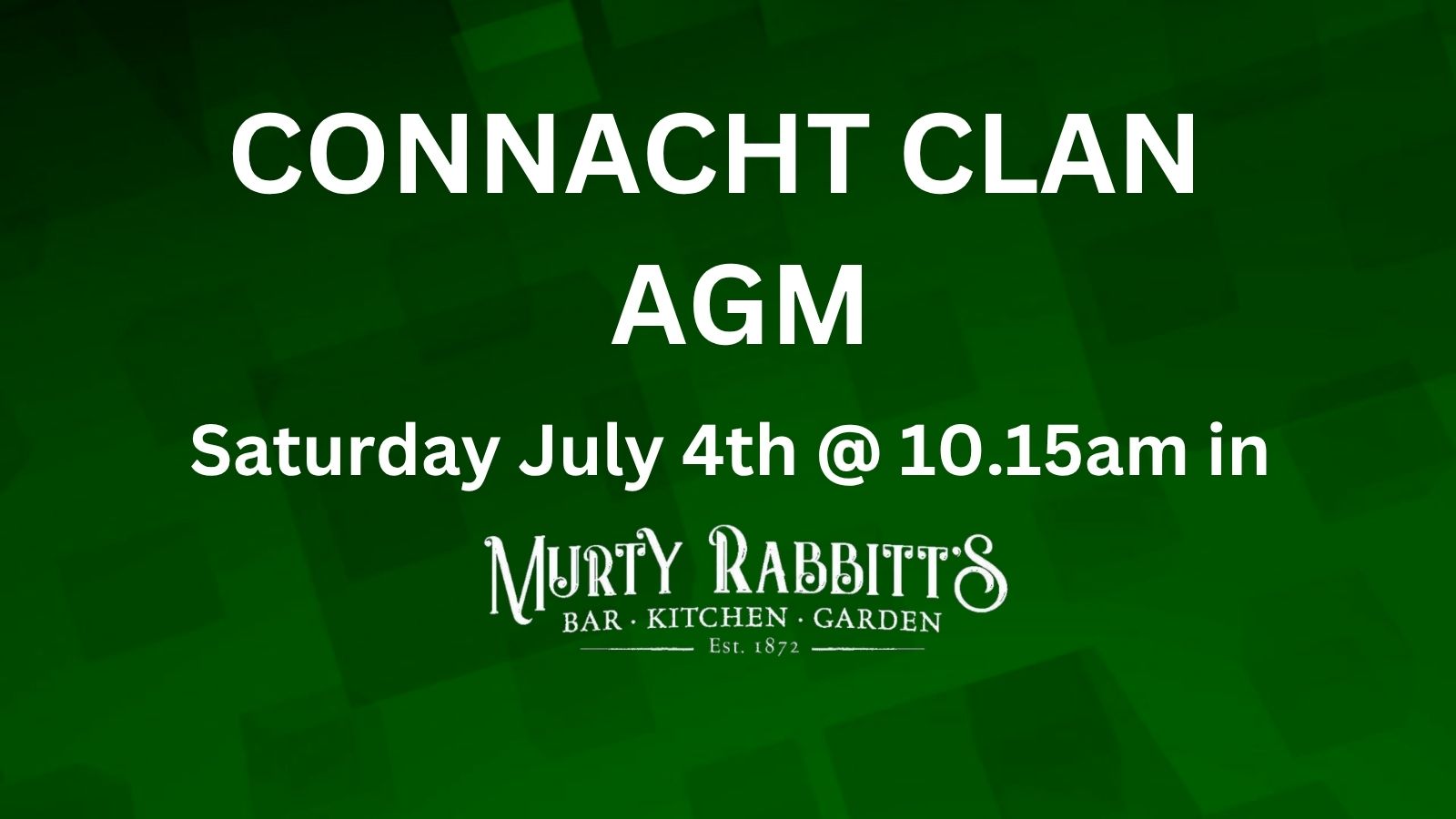 Connacht Clan AGM 2026
