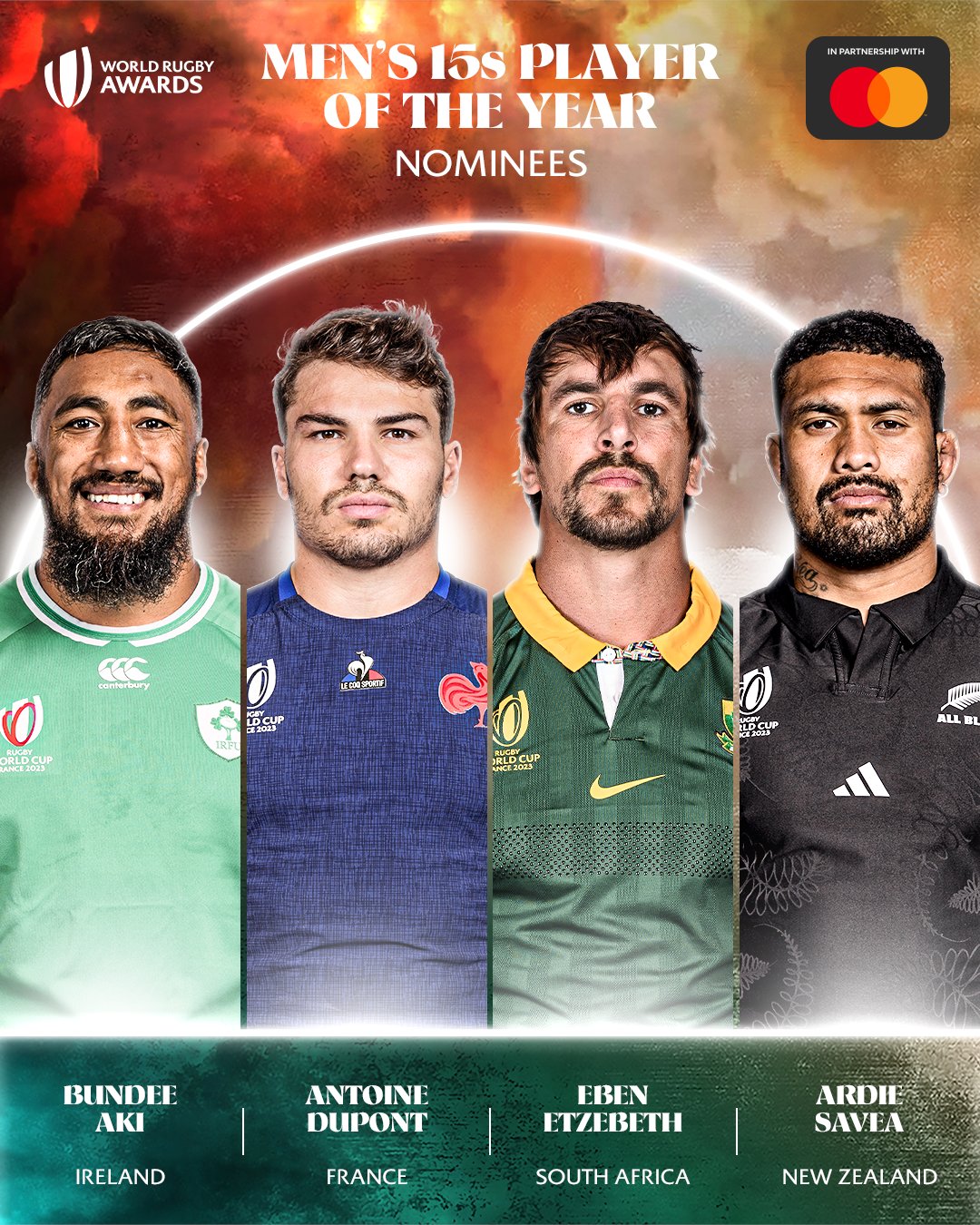 Bundee Aki Nominated for World Player of the Year