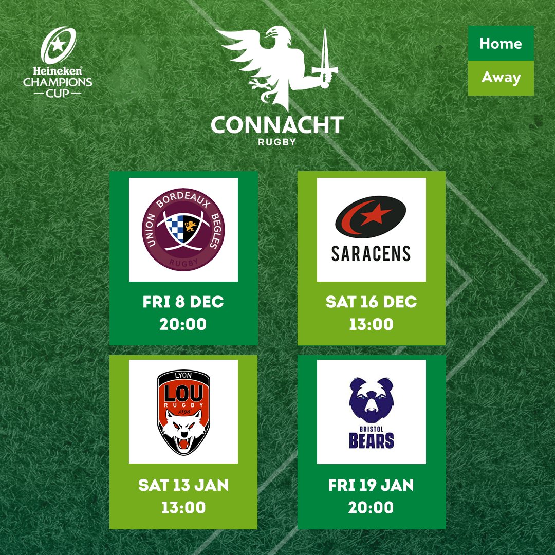 Heineken Cup Fixtures 2023/2024